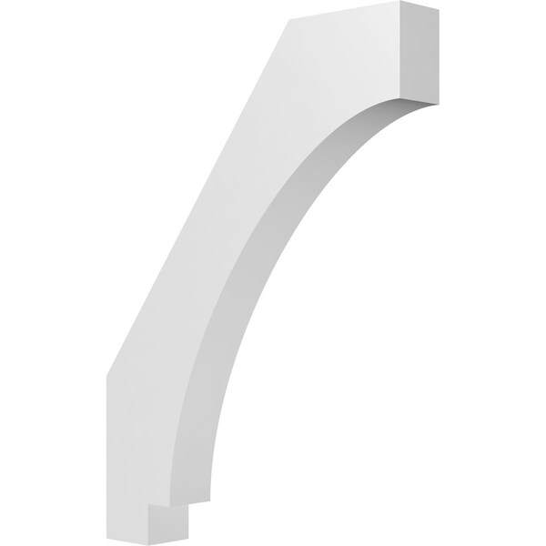 Ekena Millwork 3 1/2-in. W x 22-in. D x 30-in. H Imperial Architectural Grade PVC Knee Brace BRCP035X22X30IMP - main